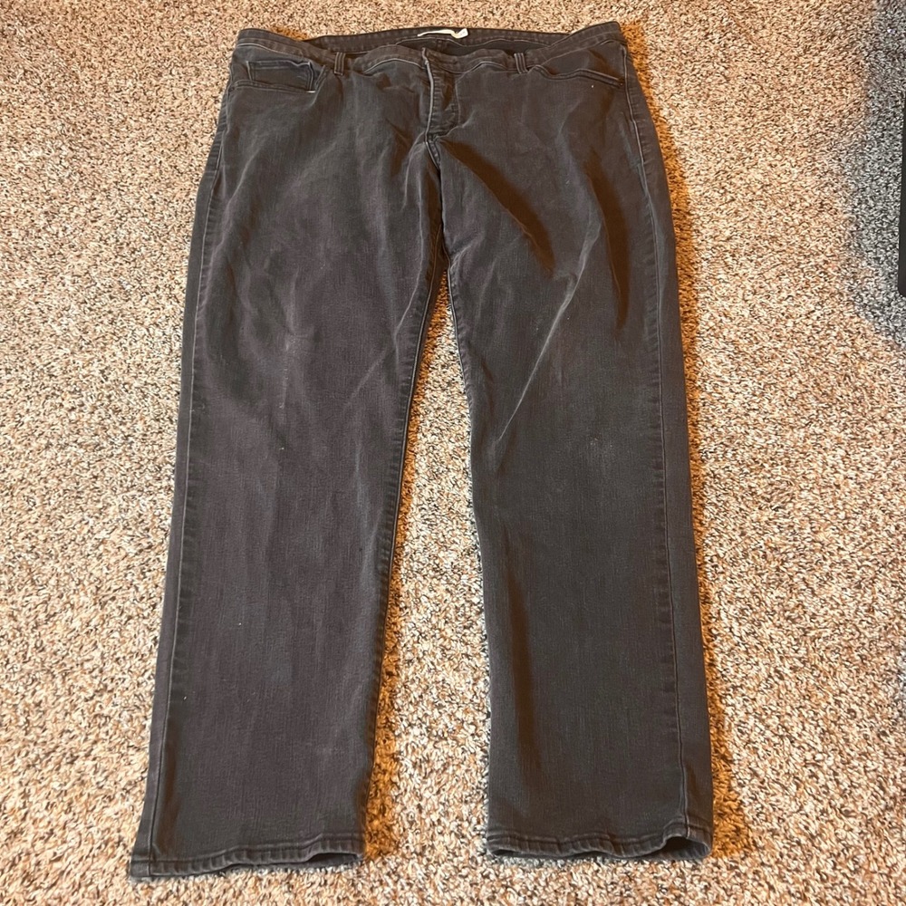 Levis 311 Shaping‎ Skinny Jeans Womens 24W Black Denim Comfort Stretch Casual